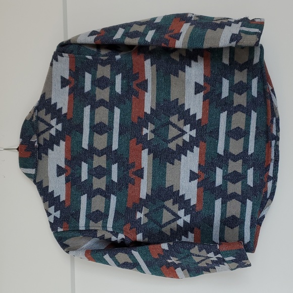 Zara Kids Limited Edition Printed Southwest Style Shacket - Kids Aztec - Picture 3 of 5